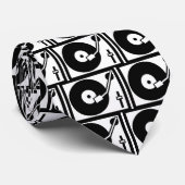 DJ - Platenspeler Stropdas (Opgerold)