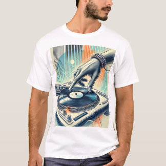 DJ Platenspeler T-Shirt Design