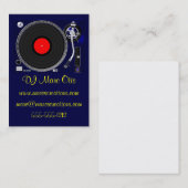 DJ Platenspeler Visitekaartje (Voorkant / Achterkant)