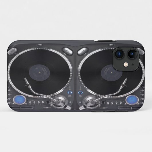 DJ Platenspeler VOL2 Case-Mate iPhone Case (Achterkant (horizontaal))