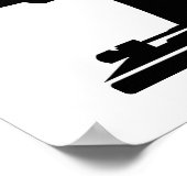 DJ Platenspelers club Poster (Hoek)