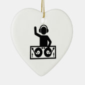 DJ Platenspelers Keramisch Ornament (Rechts)