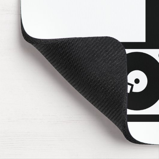 DJ Platenspelers Muismat (Hoek)