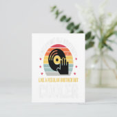 DJ Player Brother Funny Disk Jockey Wedding Gift Kaart (Staand voorkant)
