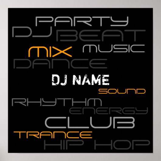 DJ POSTER (Voorkant)