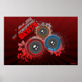 DJ Poster Jaw Beats Music Graffiti art (Voorkant)