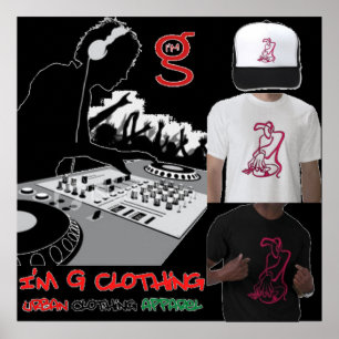 DJ Poster van I'm G Clothing