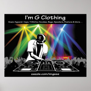 DJ Poster van I'm G Clothing