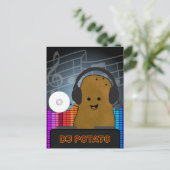 DJ Potato Custom Briefkaart (Staand voorkant)