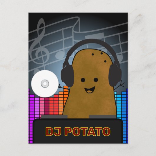 DJ Potato Custom Briefkaart (Voorkant)