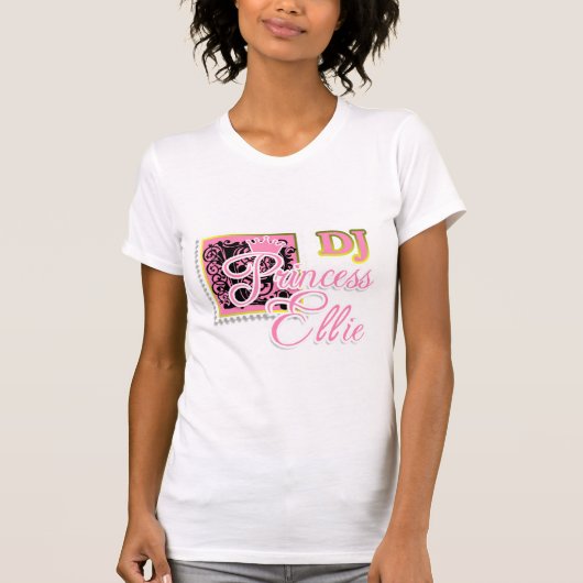 DJ Princess Ellie T-shirt (Voorkant)