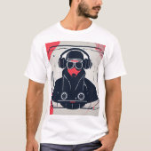 DJ Print T- Shirt (Voorkant)