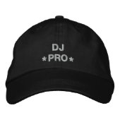 DJ Pro Geborduurde Pet (Voorkant)