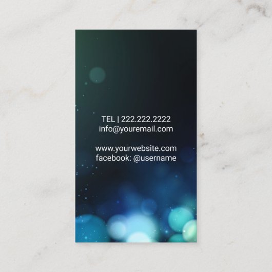 DJ Professional Visitekaartje (Achterkant)