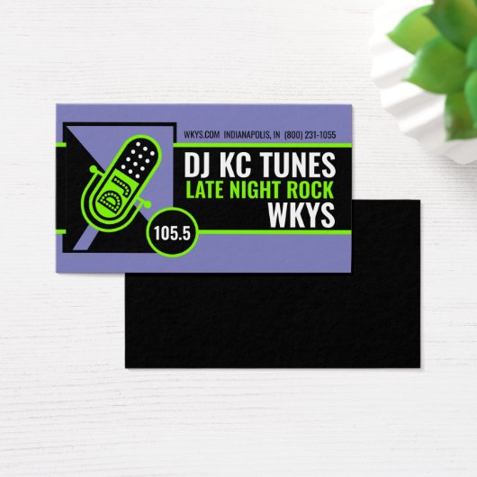 DJ Profile Cards Visitekaartje (Bureau)