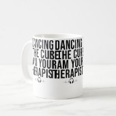 Dj Quote Deejay Grappige Dansquote Edm Festival Koffiemok (Voorkant links)