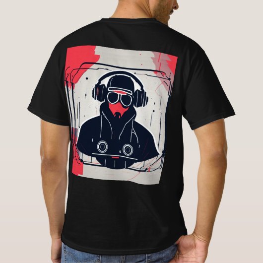 DJ REBEL T-SHIRT (Achterkant)