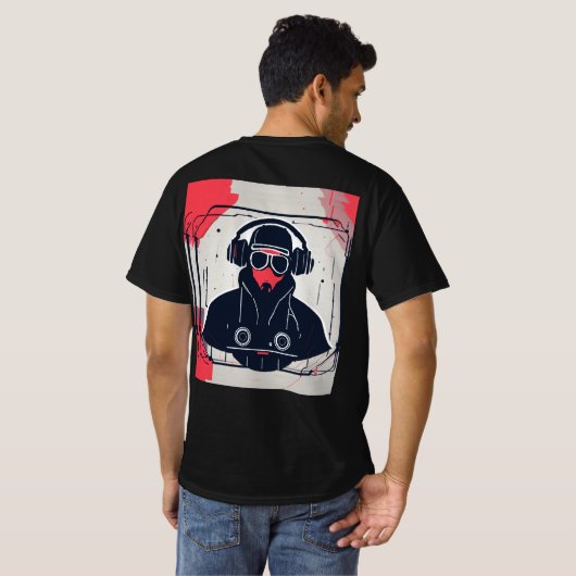 DJ REBEL T-SHIRT (Achterkant volledig)