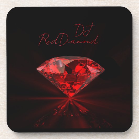 DJ RedDiamond Bier Onderzetter (Voorkant)