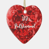 dj RedDiamond Sieraad Keramisch Ornament (Rechts)