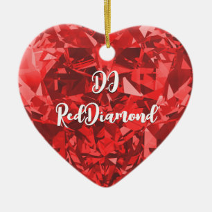dj RedDiamond Sieraad Keramisch Ornament