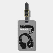DJ reizen Bagagelabel (Voorkant verticaal)