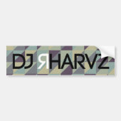 DJ RHARVZ BUMPERSTICKER (Voorkant)