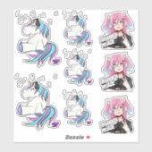 DJ Rhiannon Jade logo pack vinylsticker/decal Sticker (Vel)