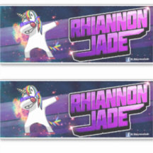 DJ Rhiannon Jade logo vinylsticker/decal