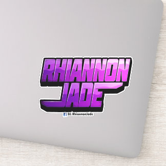 DJ Rhiannon Jade logo vinylsticker/decal Sticker