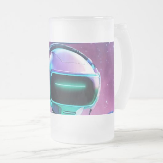 DJ Robot Mok - Futuristisch Mixing Console ontwerp (Voorkant rechts)