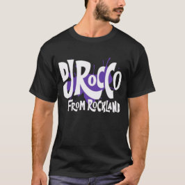 DJ Rocco From Rockland Logo Witte Lettering T-shirt