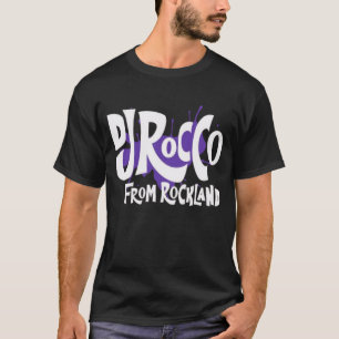 DJ Rocco From Rockland Logo Witte Lettering T-shirt