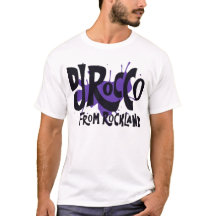 DJ Rocco From Rockland Logo Zwarte Letters