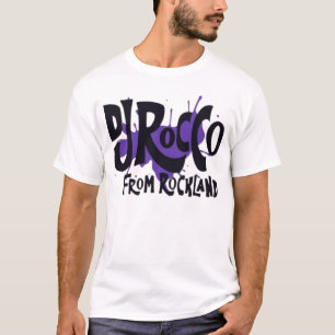 DJ Rocco From Rockland Logo Zwarte Letters T-shirt