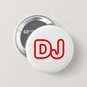 DJ RONDE BUTTON 5,7 CM (Voorkant /achterkant)