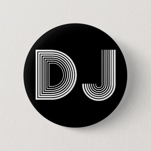 DJ RONDE BUTTON 5,7 CM (Voorkant)