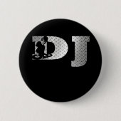 Dj Ronde Button 5,7 Cm (Voorkant)