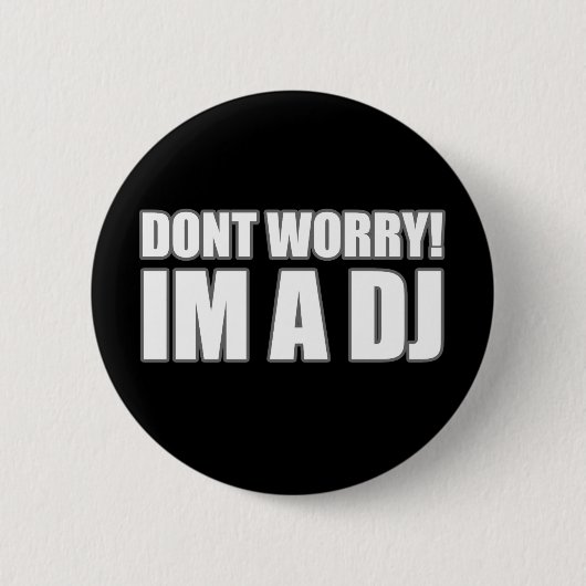 DJ RONDE BUTTON 5,7 CM (Voorkant)