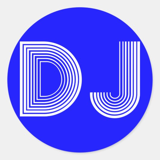 DJ RONDE STICKER (Voorkant)