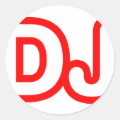 DJ RONDE STICKER (Voorkant)