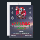 DJ Santa Christmas Karaoke Uitnodiging<br><div class="desc">Laat uw vakantiegeest los met onze feestelijke kerstkaraoke-uitnodigingskaart! Met DJ Santa Claus tegen een levendige nachtelijke achtergrond nodigt deze kaart je uit voor een nacht vol zang, gelach en vrolijke herinneringen. Perfect voor vrienden en familie, het is een feest dat je niet wilt missen! RSVP nu en maak je klaar...</div>
