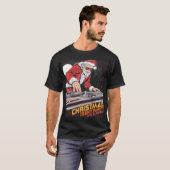 DJ Santa Claus Kerstmis T-shirt (Voorkant volledig)