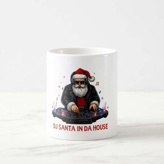 DJ Santa In Da House Mug Koffiemok (Center)