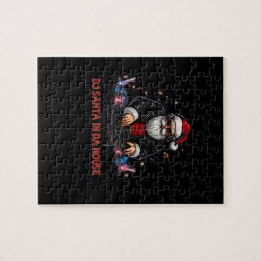DJ Santa In Da House Puzzle Legpuzzel (Horizontaal)