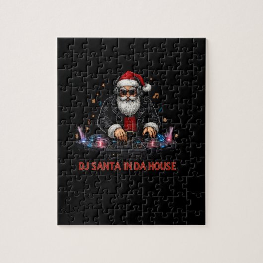 DJ Santa In Da House Puzzle Legpuzzel (Verticaal)