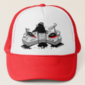 DJ (schaduw) Trucker Pet (Voorkant)