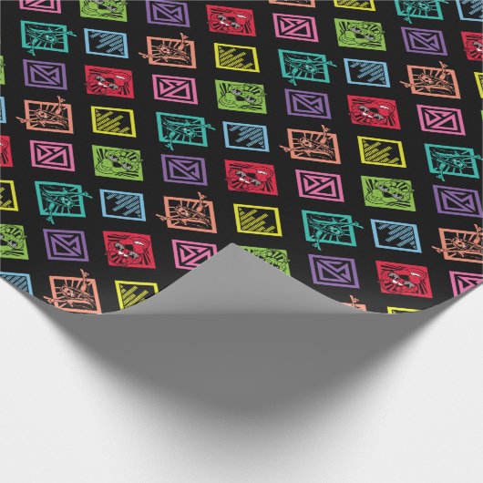 DJ Scooby-Doo Pattern Cadeaupapier (Hoek)