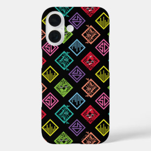 DJ Scooby-Doo Pattern iPhone 16 Hoesje