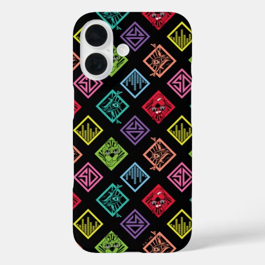 DJ Scooby-Doo Pattern Case-Mate iPhone Case (Achterkant)
